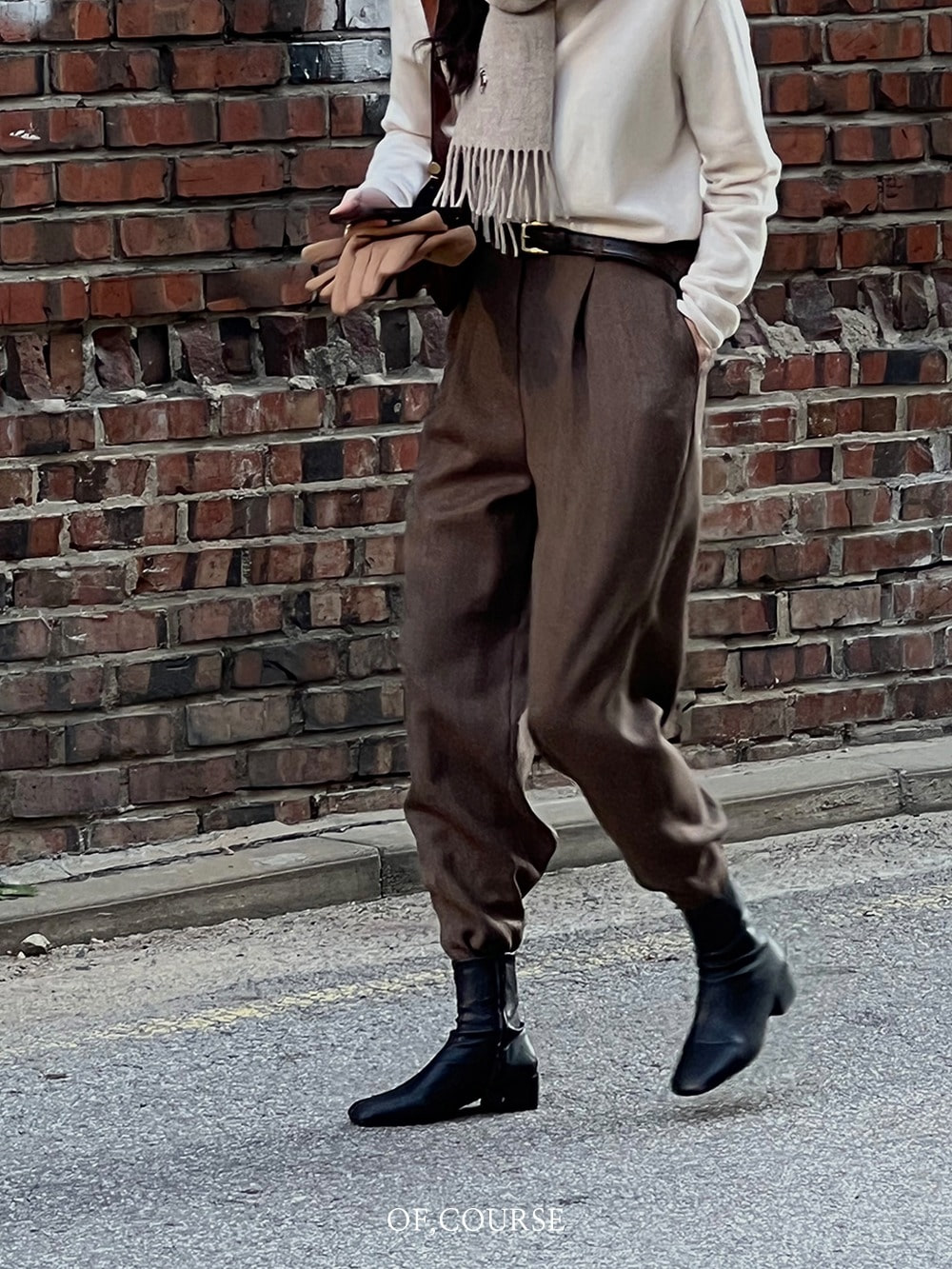 [Re-open][OFC]Classic Wool Slacks (brown)