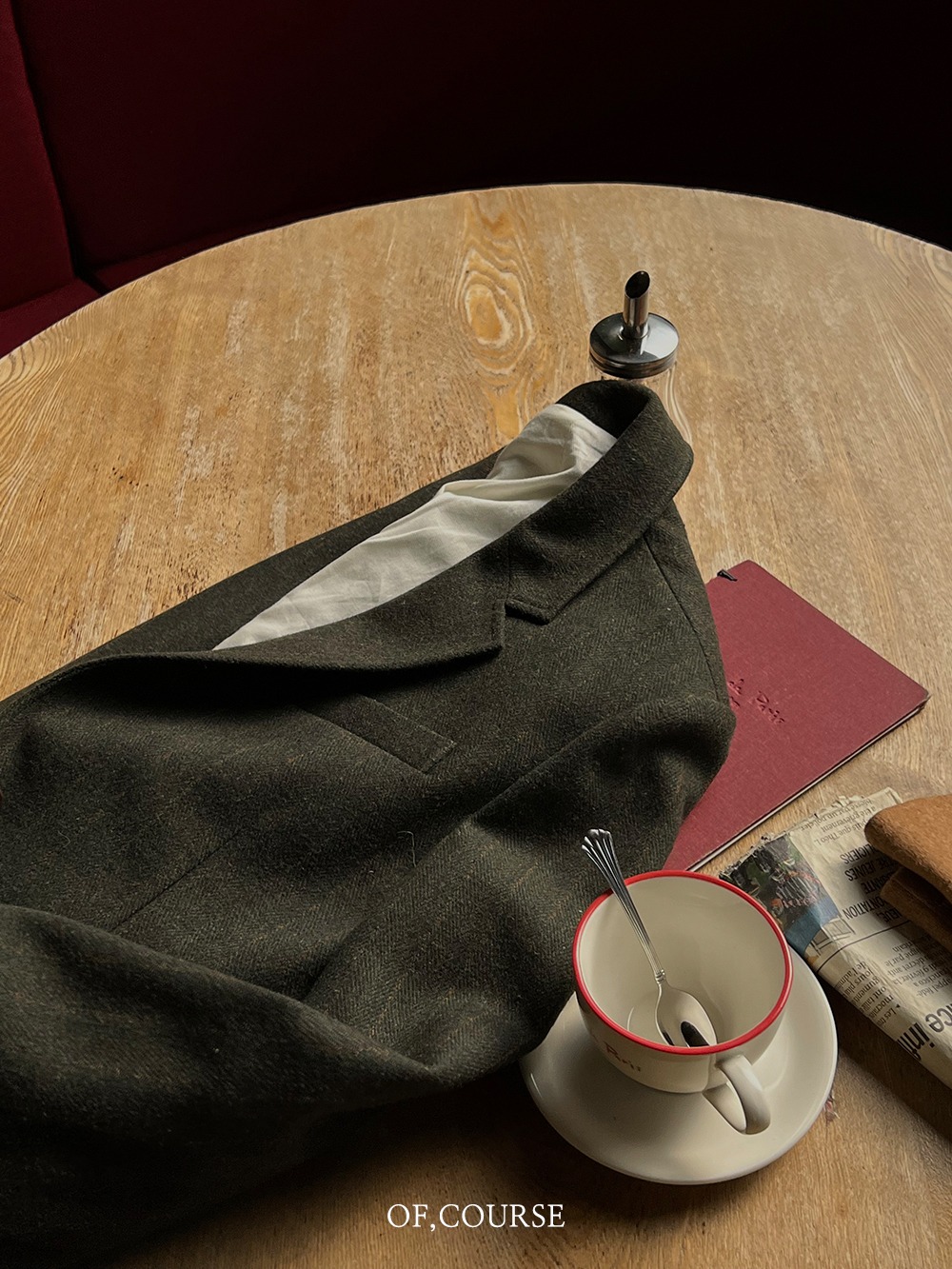 [OFC]Vintage Stripe Jacket (khaki)