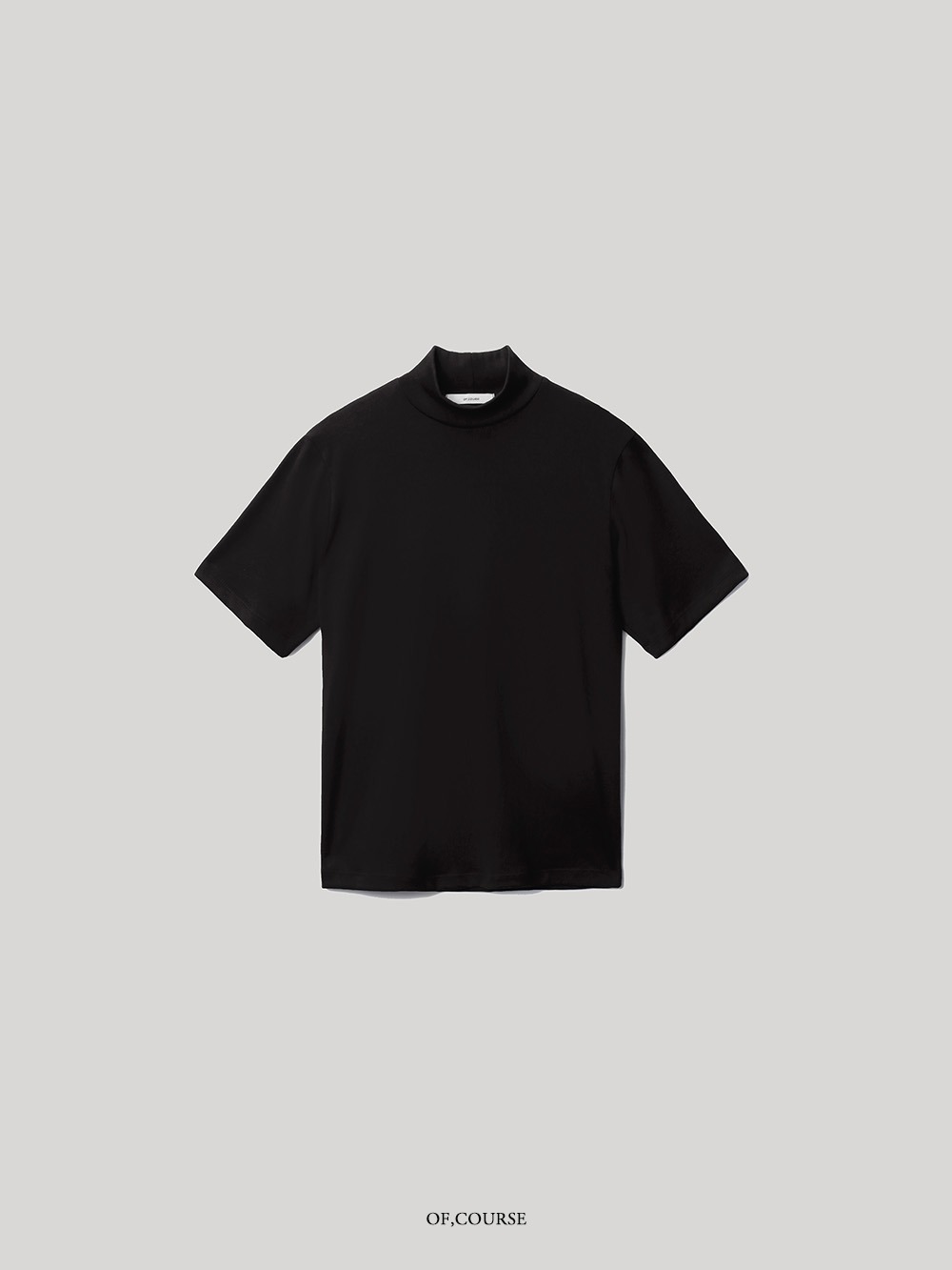 [OFC]Half Neck T-shirt (black)