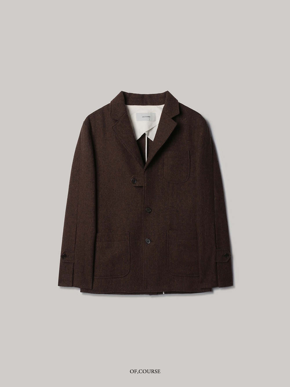 [OFC]Germain Detail Jacket (brown)