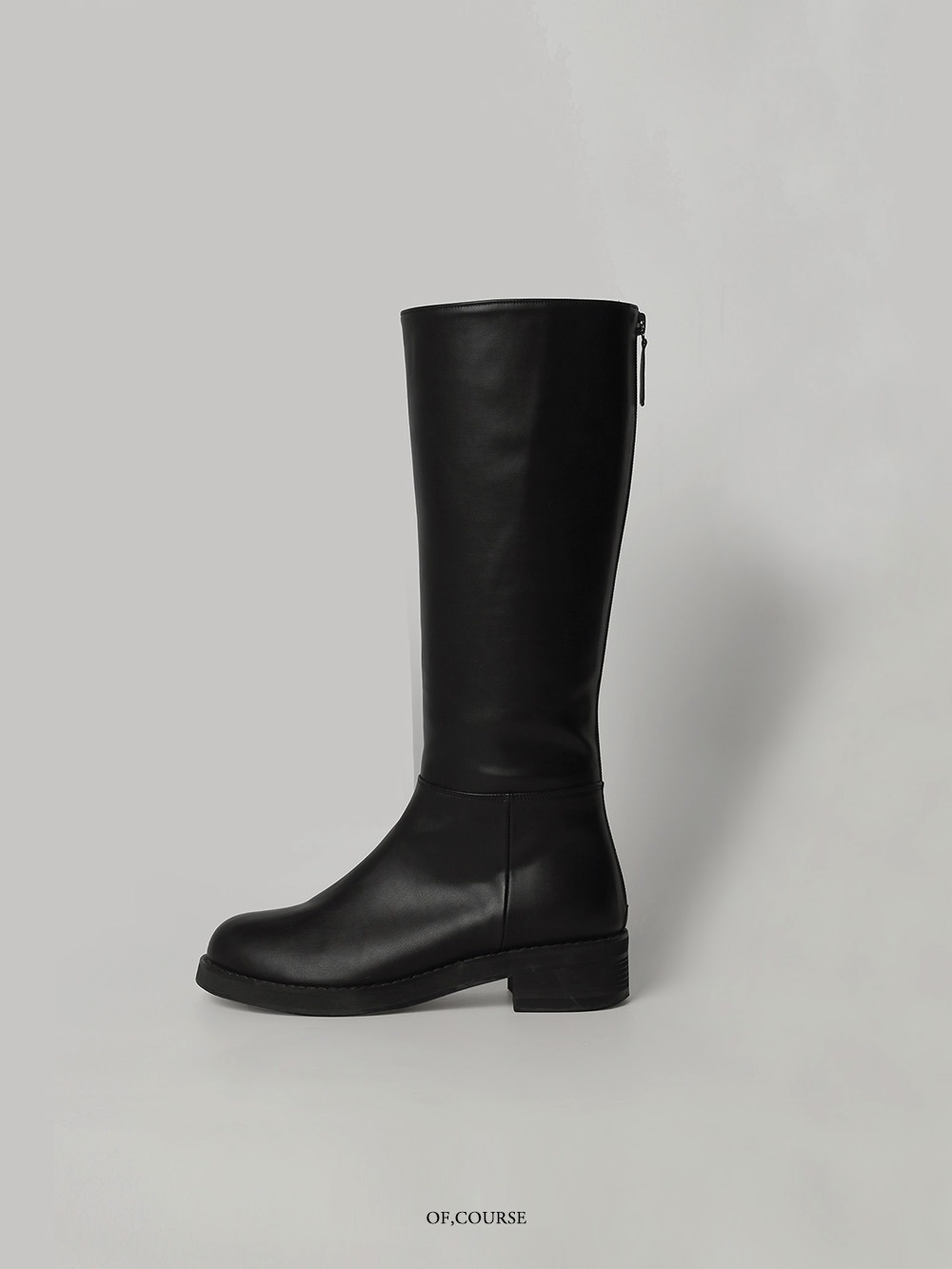 [OFC]Plain Long Boots (black)