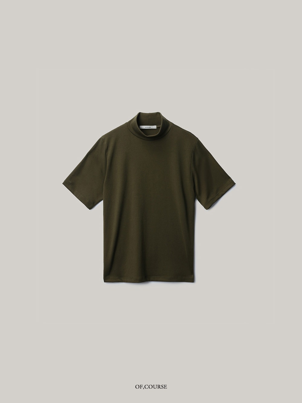 [OFC]Half Neck T-shirt (khaki)
