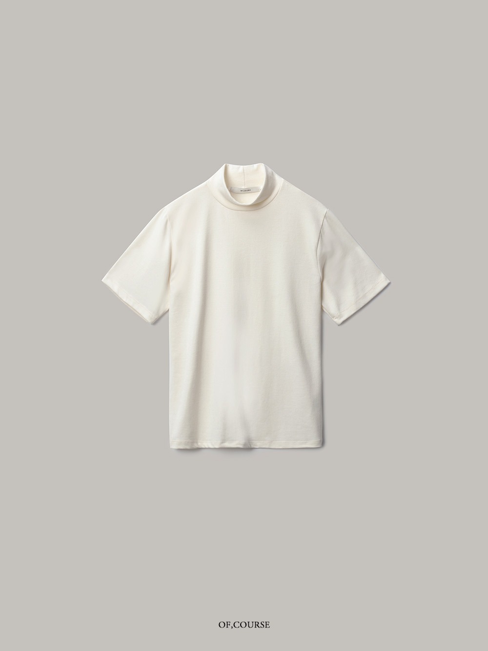 [Re-open][OFC]Half Neck T-shirt (cream)