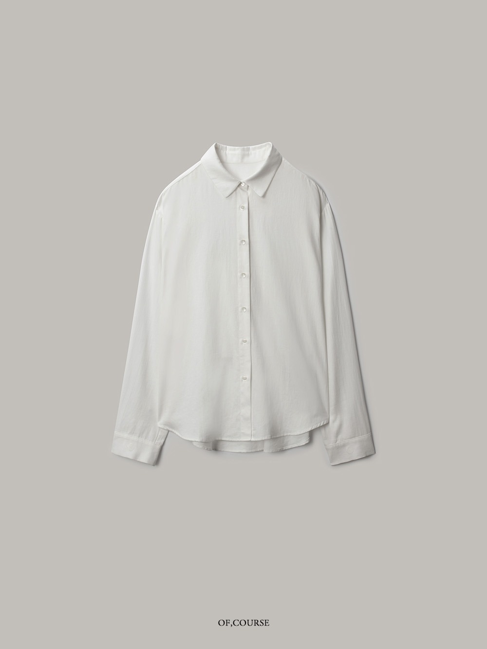 [OFC]Soft Cotton Shirt (ivory)