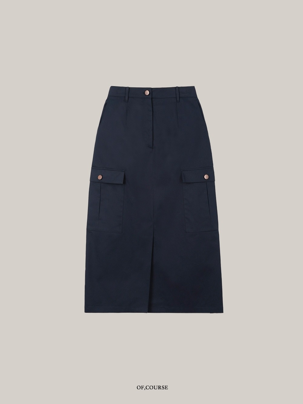 [OFC]Pocket Cargo Skirt (navy)