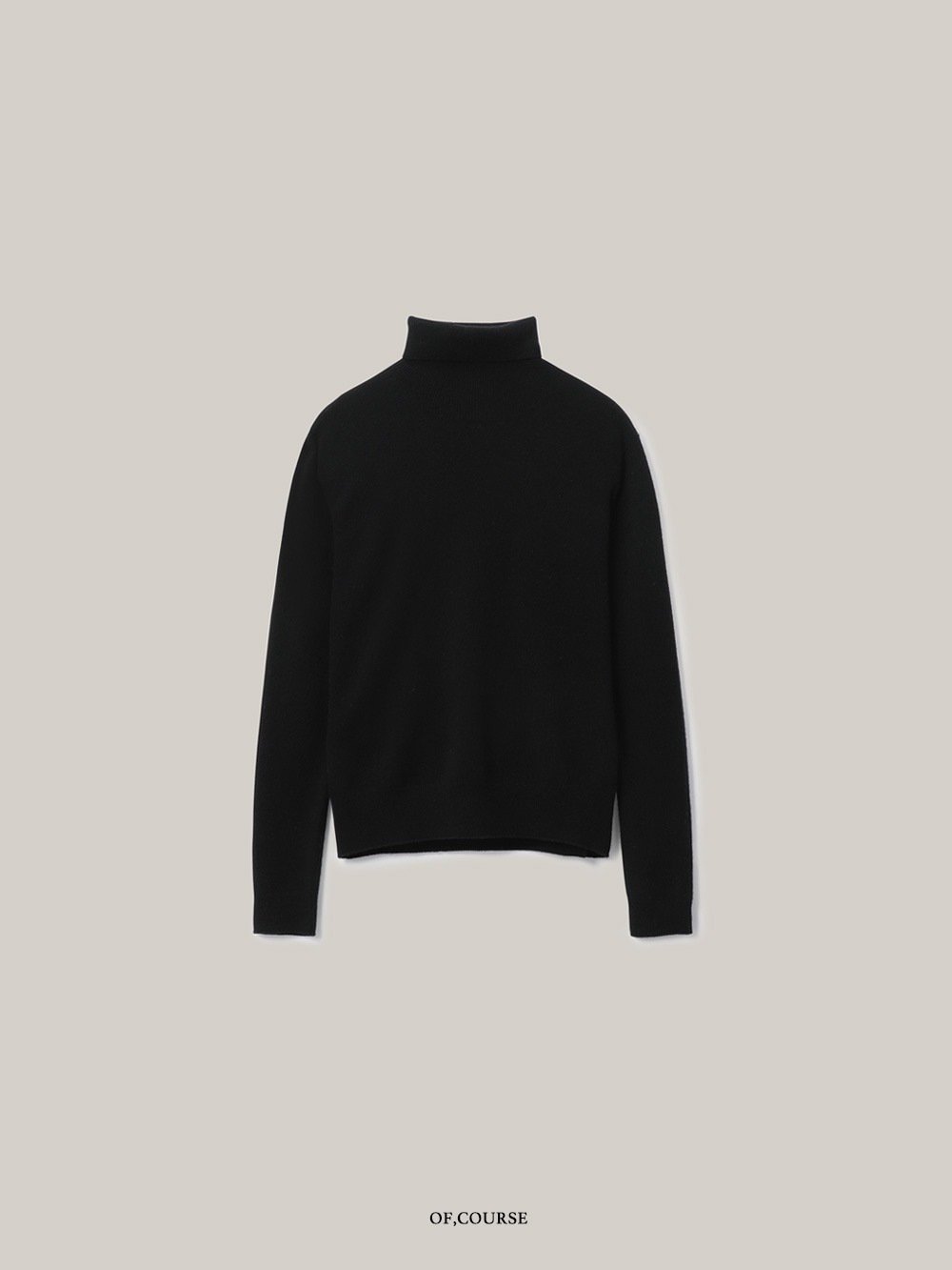 [OFC]Turtleneck Pullover (black)