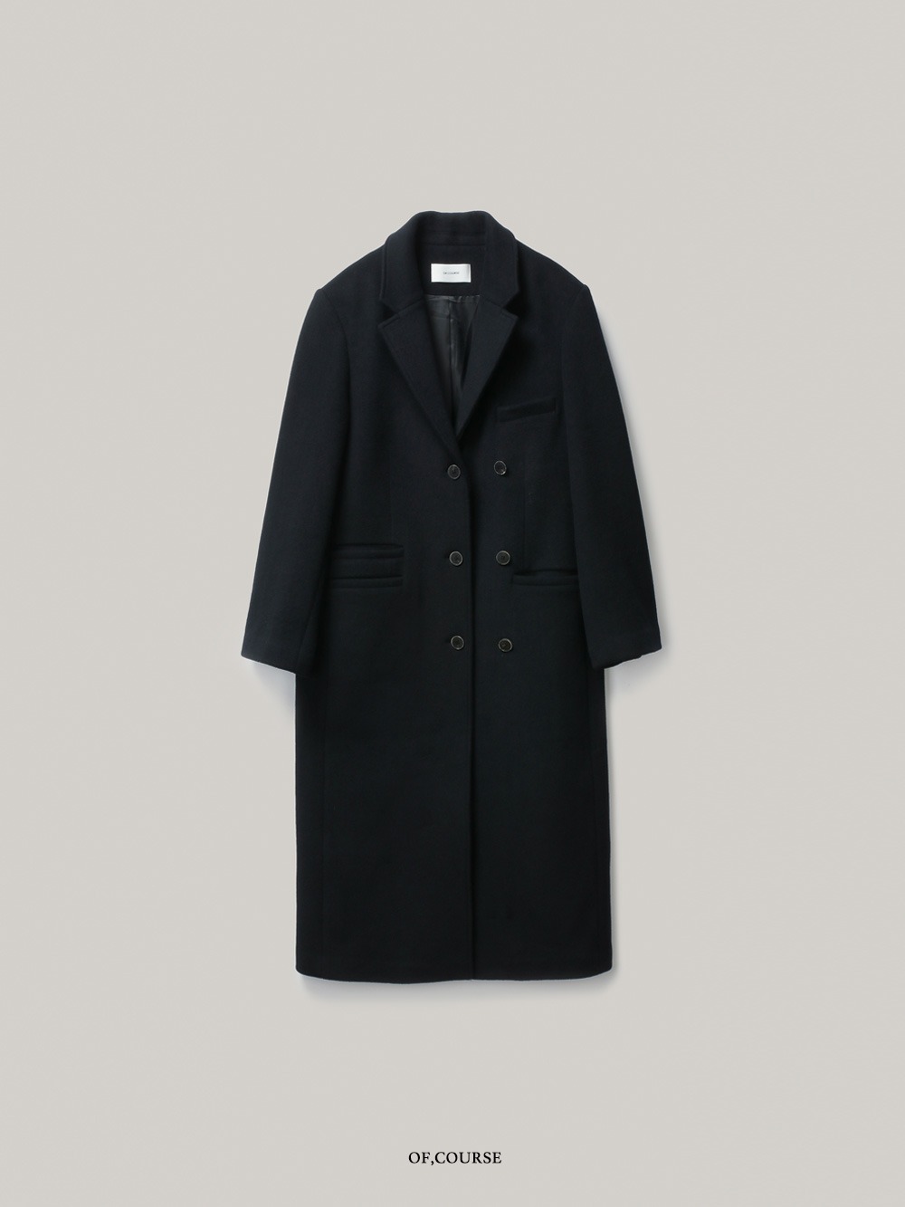 [OFC]Double Buttoned Coat (black)