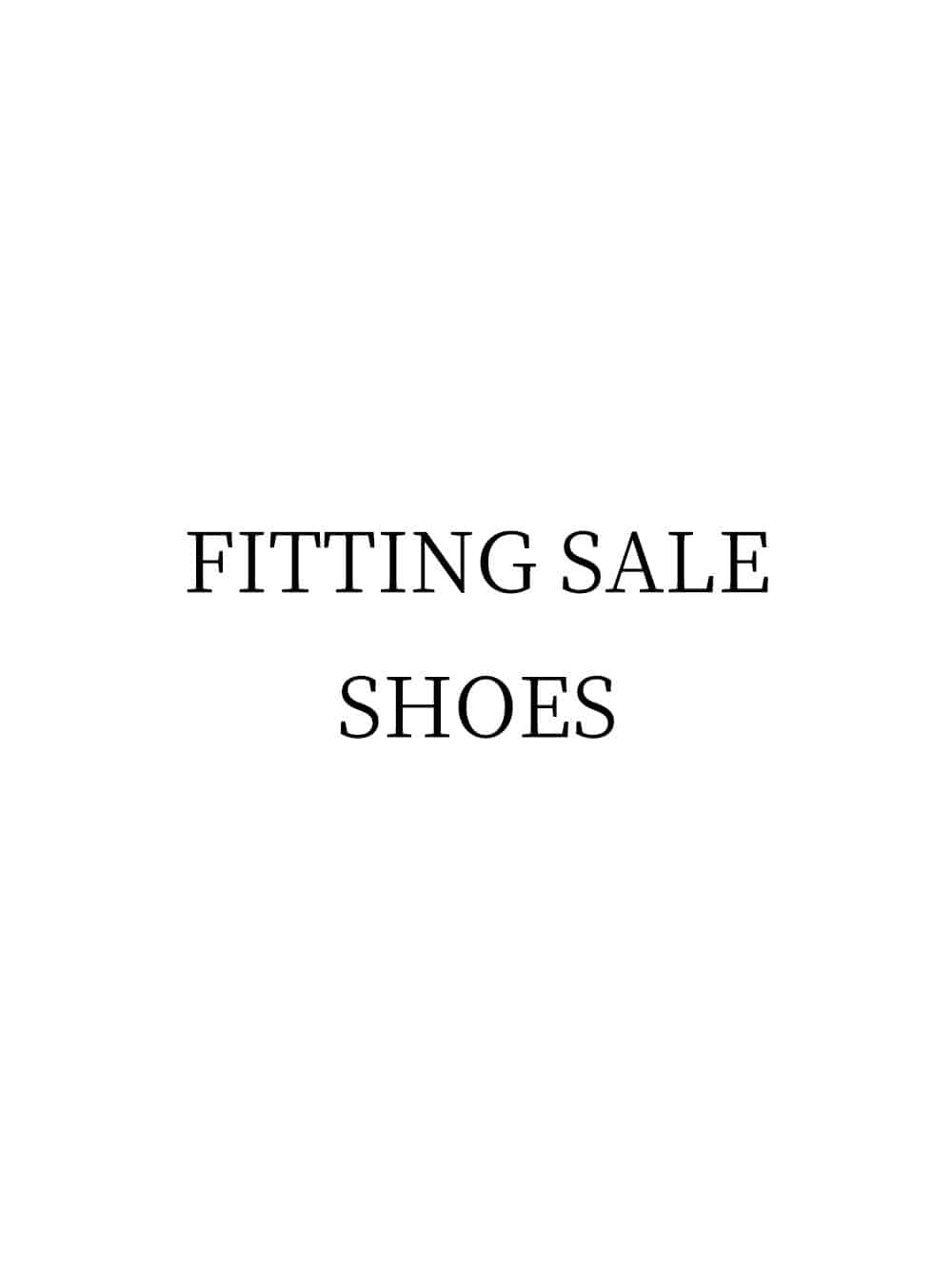 SHOES FITTING SALE