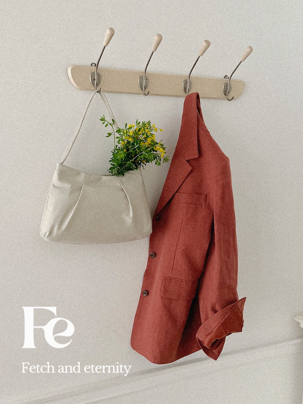 [Fe]Herringbone Linen Jacket