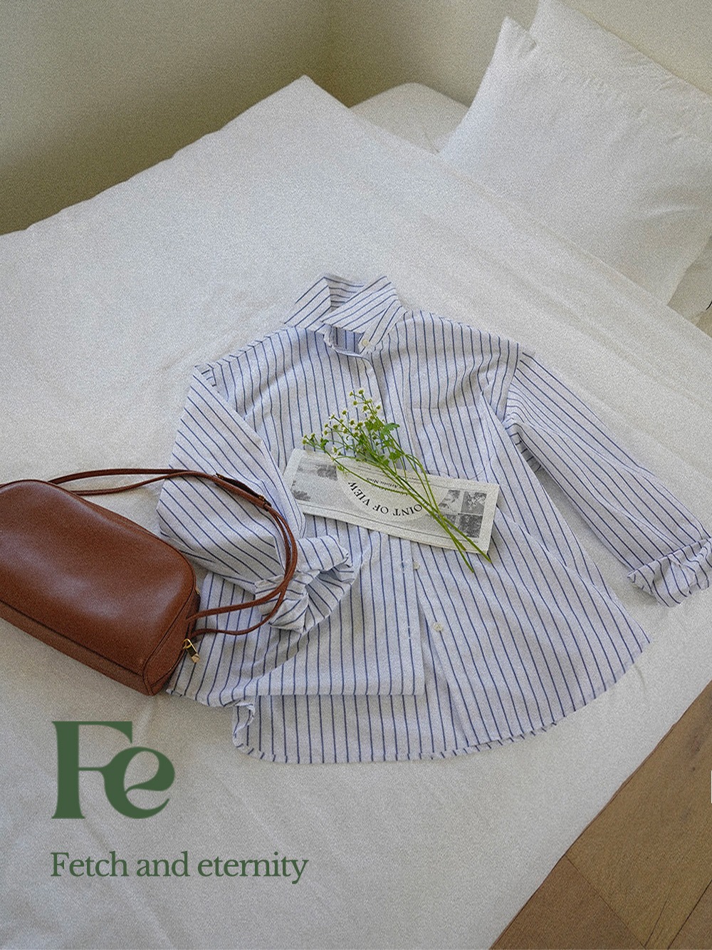[Fe]Pocket Stripe Shirt